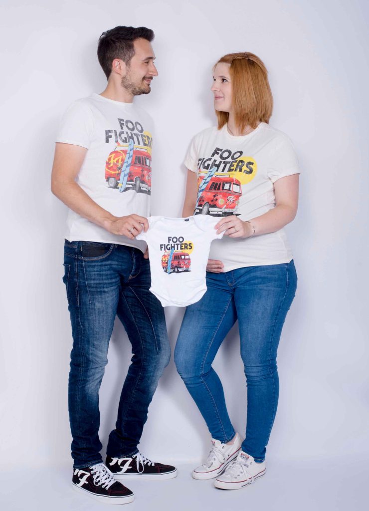 Portrait einer schwangeren Frau mit ihrem Partner.